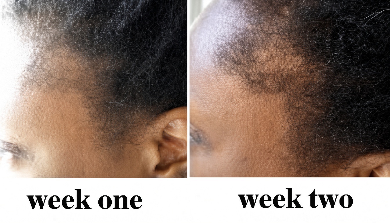Hair Oil Results - Before and After 1