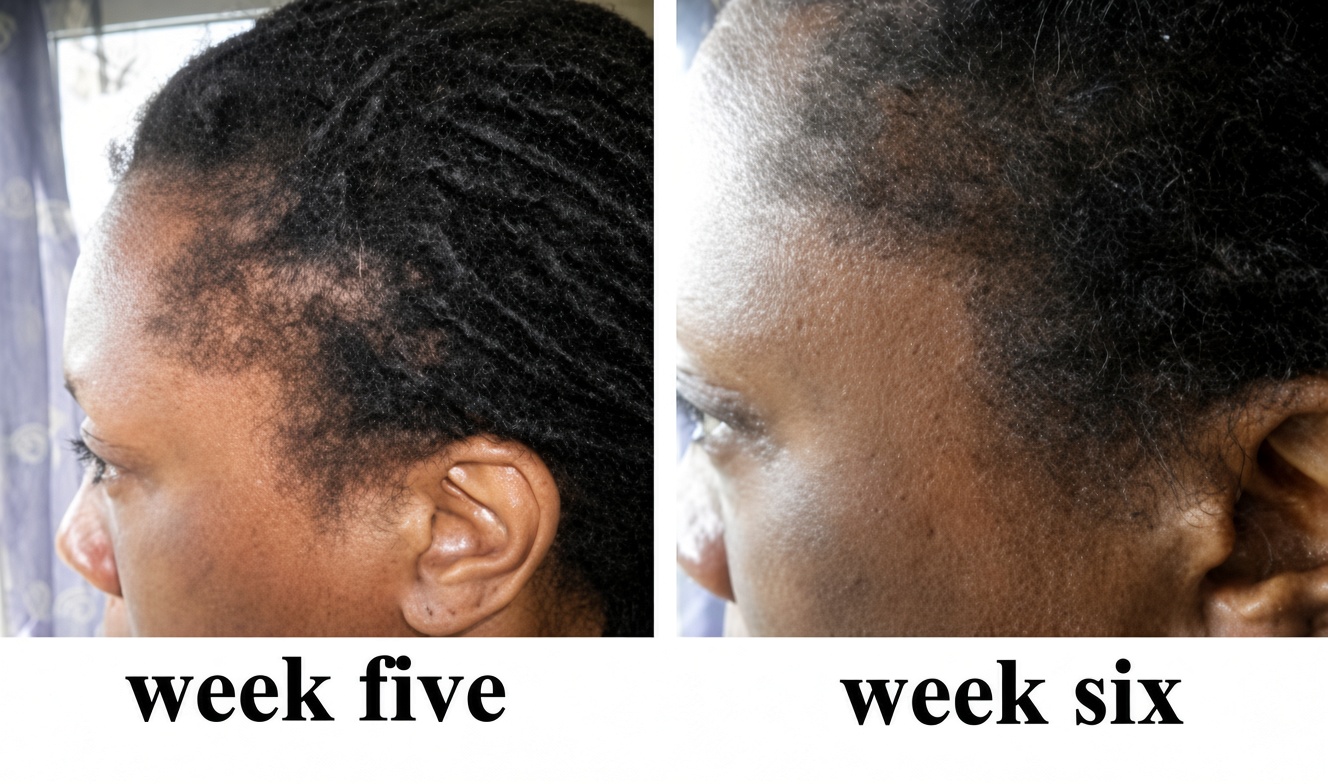 Hair Oil Results - Before and After 2